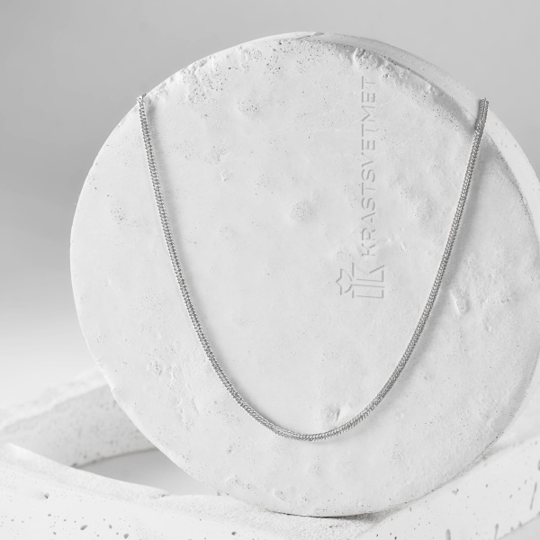 Цепь из серебра 925, плетение «Панцирь»